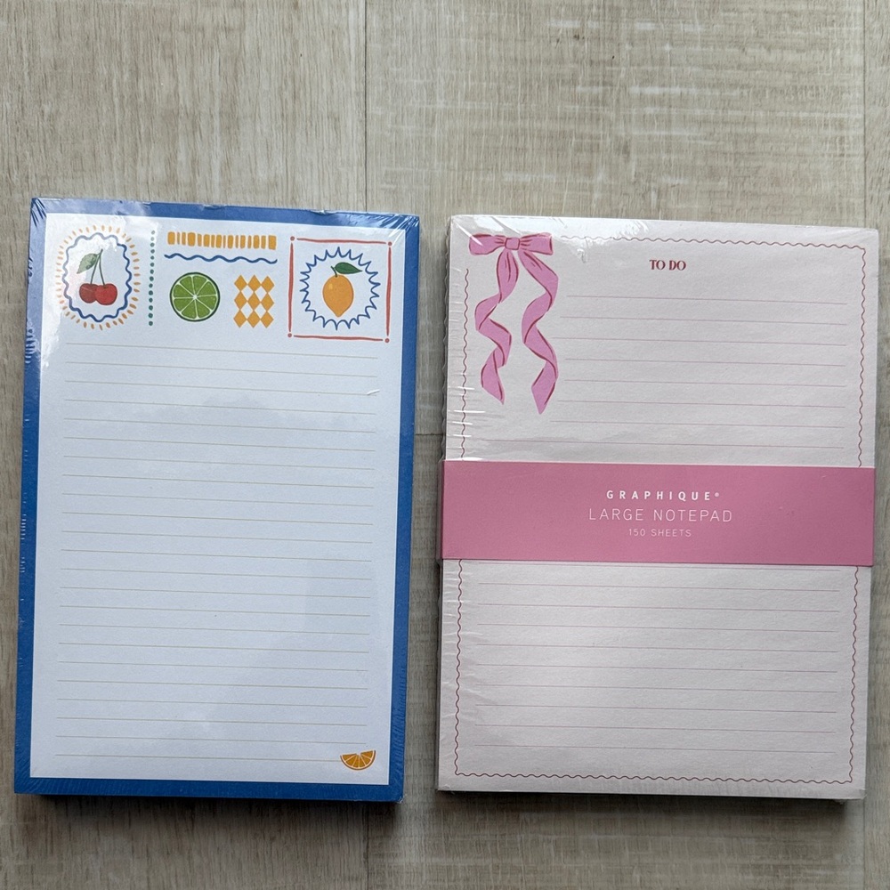 Graphique and Elum Large Notepad Set